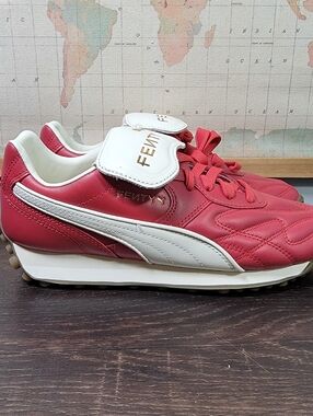 BRAND NEW Puma Avanti VL Fenty Club Red/ White/ Gum Women's Size 7.0